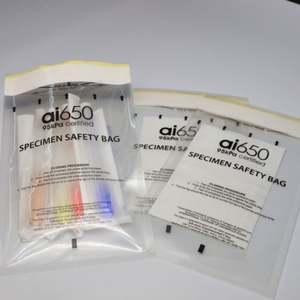 Bolsas para muestras conformes a la ICAO, probadas a presión de 95 kPa, bolsas para materiales biológicos peligrosos, multiusos - Product Image 5