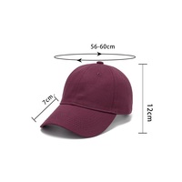 Casquette de baseball personnalisée avec logo imprimé, en coton lavé, respirante, pour l'extérieur, protection solaire