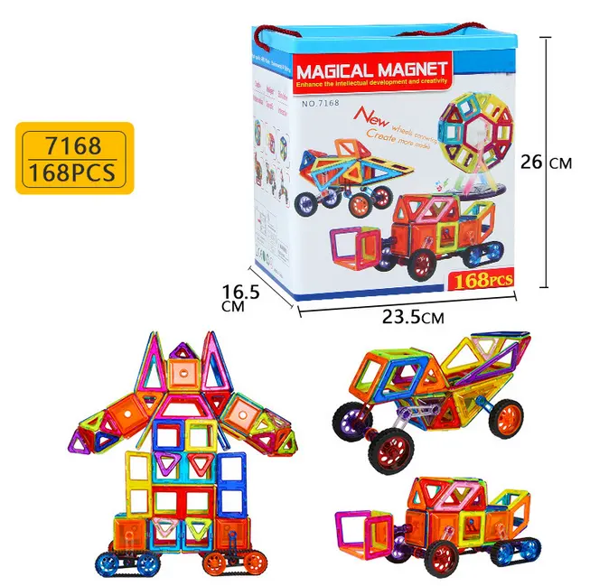 Kenny Pabrik Grosir Mainan Ubin Ajaib Blok Bangunan Magnetik untuk Anak-anak