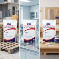Produit chimique de construction : Poudre de HPMC (Hydroxypropylméthylcellulose) pour mortier sec et ciment, HPMC haute pureté