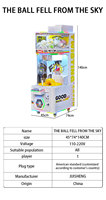 Machine à capsules amusante à succès, machine de jeu d'intérieur à pièces, machine distributrice de jouets en métal, machine à billes chanceuses de style anglais Fantasy Stars