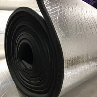 Rouleau de couverture isolante en mousse de caoutchouc élastomère avec revêtement en feuille pour conduits CVC et systèmes de climatisation