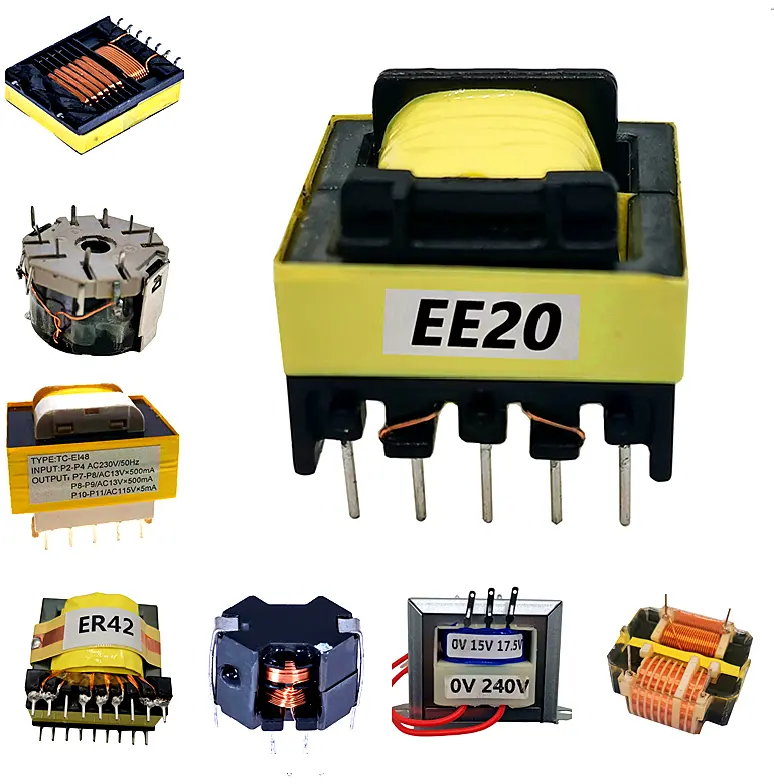 EE PQ ETD RM EFD EPC EER, transformat Flyback SMPS frekuensi tinggi 5V 12V 24V 110V 220V catu daya Step Up Down