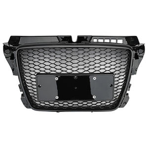 Rejilla delantera de panal para <span class=keywords><strong>coche</strong></span> <span class=keywords><strong>A3</strong></span> 8P S3 RS3 8P Estilo negro brillante Parrilla de parachoques delantero para <span class=keywords><strong>Audi</strong></span> <span class=keywords><strong>A3</strong></span> S3 2008 2009 2010 2011 2012 - Product Image 3