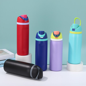 304 Stainless Steel Double Drink Insulated Thermos Cup Large Capacity Sports Kettle for Sports Busy <strong>Days</strong> Direct <strong>Factory</strong> (Spot - Product Image 2