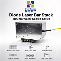 Barre de diodes laser à refroidissement par eau Star Laser 808nm SLBar6 avec pilote de courant constant multicanal et bloc de bornes à 6 positions pour