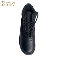 Chaussures de combat KMS, fabricant, vente chaude, populaires, respirantes, avec fermeture éclair latérale, imperméables, embouts en acier, bottes tactiques