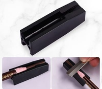 Marqueur de tatouage professionnel Microblading 1 pièces taille-crayon à sourcils outil mince pour maquillage permanent avec pochoirs à sourcils