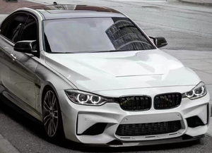 Para <span class=keywords><strong>BMW</strong></span> Serie 3 F30 F35 2012-2019 Actualización a M3C Estilo Kit de carrocería Incluye montaje de parachoques delantero con rejilla - Product Image 6