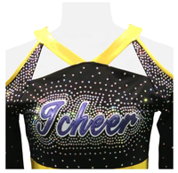Sacs de rangement pour uniformes de cheerleading professionnels, étuis pour raquettes, sacs de rangement American Girl, rouge/noir/bleu/violet, motifs personnalisés, strass