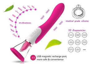 Vibrateur pour <span class=keywords><strong>clitoris</strong></span> féminin, jouets sexuels, stimulateur, sucette vibrante pour les seins - Product Image 5