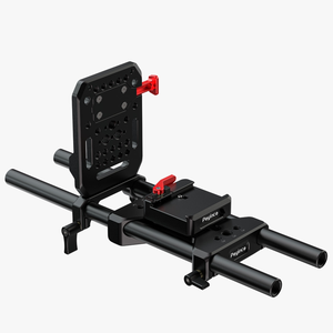 Placa de Batería Universal V-Mount Poyinco de 15 mm con Abrazadera de Doble Varilla, Adaptador de Montaje V-Lock de Aluminio CNC para Rig de Cámara DSLR - Portátil - Product Image 2