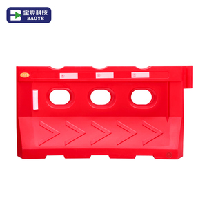 Baoye Chất lượng cao an toàn giao thông chướng ngại vật quay nước ngựa hàng rào trong HDPE nhựa - Product Image 3