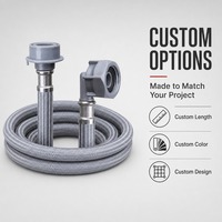 Tuyau d'arrivée d'eau pour lave-linge entièrement automatique, anti-explosion, flexible et extensible, pour raccord de robinet