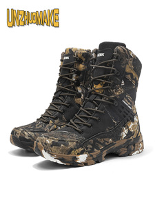 A533 Q5 Vente directe du fabricant Nouvelles chaussures de randonnée imperméables pour hommes à tige haute <span class=keywords><strong>Bottes</strong></span> de <span class=keywords><strong>chasse</strong></span> camouflage Embout en acier - Product Image 3