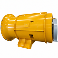 Ventilateur axial industriel robuste pour l'alimentation en air des portes de four et la circulation d'air chaud dans les usines de briques céramiques, personnalisable