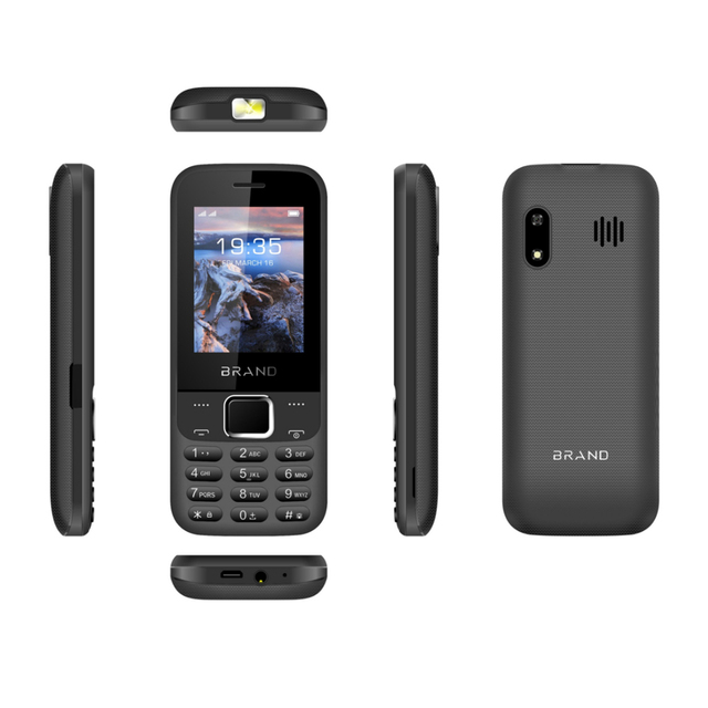 Best 2G Quad Band Phone 32GB Storage Dual SIM Card Big 25BL Battery Flat Telephone Design Senior Camera Auto Speaker Cell Phone