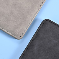 Porte-cartes en cuir PU PVC imperméable antivol grande capacité pour permis de conduire et passeport