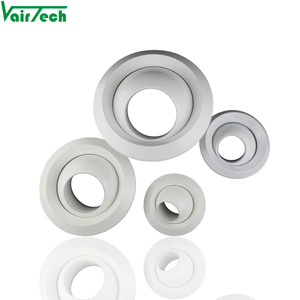 Chất Lượng Cao HVAC Directional Cung Cấp Không Khí Nhôm Bóng Máy Bay Phản Lực Khuếch Tán Cho Địa Điểm Rộng Lớn - Product Image 1