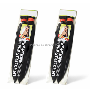 Échantillon <span class=keywords><strong>de</strong></span> conception 52 pouces 2X EZ Braids Hair Wholesale Hot Setting Yaki Synthetic Braid Pre Stretched Wicks <span class=keywords><strong>pour</strong></span> tresses africaines - Product Image 3