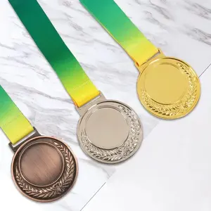 6.5cm Médailles en métal Récompenses de classe sportive Récompenses gratuites personnalisées imprimées ou gravées LOGO <span class=keywords><strong>Médaille</strong></span> Prix pour compétitions Souvenir - Product Image 3