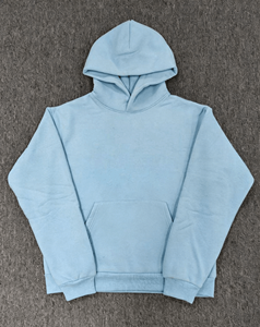 เสื้อสเวตเชิ้ตผู้ชายขายส่ง พิมพ์โลโก้ ทรงโอเวอร์ไซส์ ผ้าฝ้าย 100% 450gsm พิมพ์ลายพัฟฟ์ เสื้อฮู้ดดี้สตรีทแวร์เนื้อหนา - Product Image 4