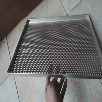 Plateau de séchage perforé en acier inoxydable 304 pour usage commercial, bac de déshydratation alimentaire industriel pour fruits, légumes, viande, cuisson et refroidissement