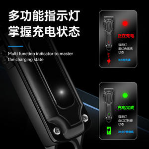 Komei Km-1071 Professional Electric <b>Hair</b> <b>Clipper</b> Rechargeable Usb Powered Salon Home <b>Hair</b> Trimmer With Guide Combs And Oil - Product Image 4