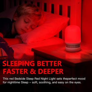 ไฟกลางคืน LED แบบพกพาขนาดเล็ก รุ่นโมเดิร์น สปริงไลท์ 1.5W ชาร์จผ่าน USB สีแดง ปรับความสว่างได้ 3 ระดับ ควบคุมการกดเพื่อปรับความสว่าง สำหรับเด็ก - Product Image 4