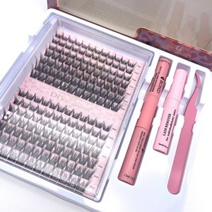 Wholesale Professional Handmade Synthetic Hair Eyelash Extension Kit Individual <strong>Lash</strong> <strong>Clusters</strong> for DIY <strong>Cluster</strong> <strong>Lashes</strong> Fan - Product Image 4
