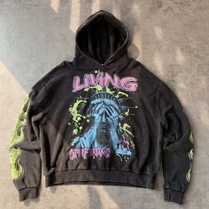 Dtg Digital Print Hoodie Custom Drop Shoulder Heavyweight Streetwear Cotton Hoodie Manufacturer Hoodies Men Streetwear