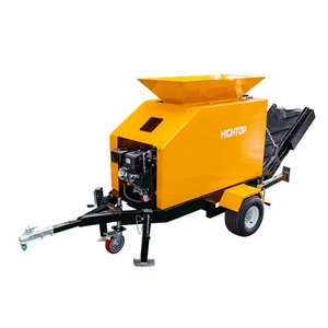 Concasseur à mâchoires portable, capacité maximale 15t/h, chantier de construction, alimenté par moteur, jaune - Product Image 4