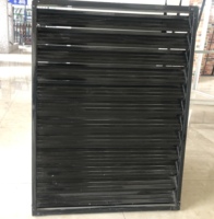 Persiennes fixes de fenêtre en métal