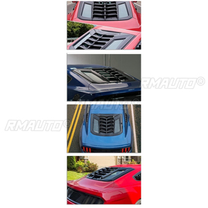 Para Ford Mustang S650 2015-2023, embellecedor de ventana trasera tipo aleta de tiburón, cubierta embellecedora para ventana de ventilación trasera, accesorios para coche - Product Image 3