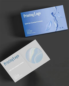 2025 innovata scatola di imballaggio in carta Laser personalizzata per la cura delle lenti a contatto e colore lenti a contatto formato Logo stampato - Product Image 2