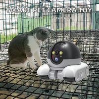 Robot de surveillance intelligent classique pour animaux de compagnie avec caméra de suivi et matériau PVC pour la sécurité à domicile des chiens et des chats