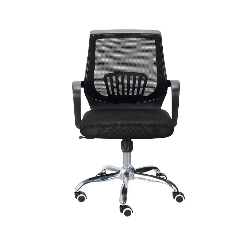 Kursi kantor, gaya Amerika modis hitam kursi kantor dan meja furnitur multi warna dapat disesuaikan kursi jaring tinggi