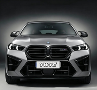Kit de Carrocería Estilo YWYC 2024 X6M F96 para BMW X6 E71 2007-2014, Parachoques, Faros Delanteros, Guardabarros, Escape