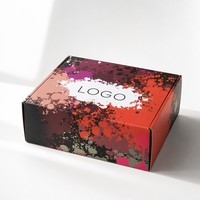 Caja de Cartón Corrugado Negro Mate Biodegradable y Ecológica Personalizada, Cierre Magnético, Forro de Esponja, Impresión a Cuatro Colores
