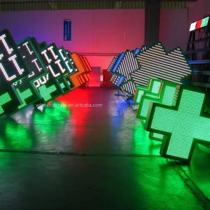 P25 Animation Pharmacie led croix <span class=keywords><strong>de</strong></span> pharmacie Croissants Pharmacie LED Enseigne pharmacie croix led affichage extérieur - Product Image 2