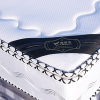 Matelas de lit d'hôtel à ressorts ensachés souples, personnalisable, orthopédique, hybride King Size avec fonctions de massage