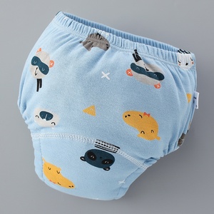 Culottes <span class=keywords><strong>d</strong></span>'<span class=keywords><strong>apprentissage</strong></span> lavables pour bébé, couvre-couches en gaze 6 couches, en coton respirant, anti-fuites 3D - Product Image 6