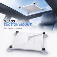 Cubierta Protectora de Silicona para Techo de Auto sin Herramientas con Soportes de Ventosa para Instalación de Starlink Mini en Techo Solar