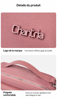Sac Besace Femme Chantria avec Compartiments Intérieurs et Poche Zippée pour Ranger les Objets du Quotidien