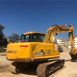 Excavadora usada Shantui SE150 SE130W-9 SE205-10W de 15 y 20.5 toneladas de excelente calidad con buen precio para la venta, máquina de construcción en oferta. - Product Image 1