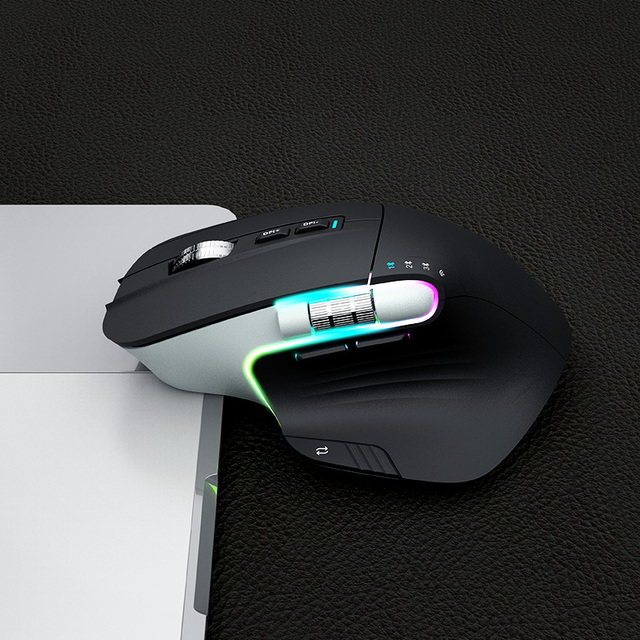 Office Side Wheel 3212 Sensor 3200DPI Ergonomic Gaming Mouse Computer Mous Wireless Rechargeable Mouse