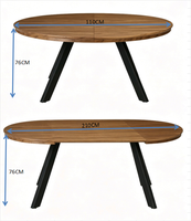 Table à manger moderne en bois, gain de place, avec rallonge, mobilier fonctionnel pour la maison, table d'appoint en bois pour salle à manger