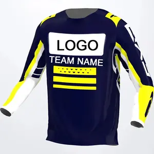 Custom <span class=keywords><strong>Design</strong></span> Fietsfiets Motorcross <span class=keywords><strong>Jersey</strong></span> Fietsen Lange Mouw Kleding <span class=keywords><strong>Jersey</strong></span> Voor Man <span class=keywords><strong>Cool</strong></span> Mountain Shirt - Product Image 5