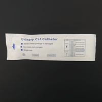 Kateter Urin Hewan 1.0Mm dan 1.3Mm, Alat Sekali Pakai untuk Kucing Jantan