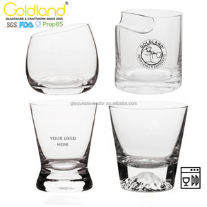 カスタムユニークなウイスキーグラス口吹きクリエイティブロッキングウイスキーグラスウォブリークリスタルウイスキータンブラー - Product Image 2
